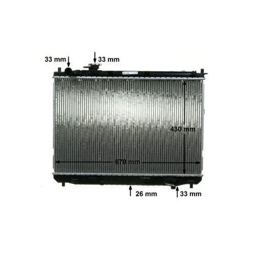 Chladič motora CR 1327 000P /MAHLE/ - obr. 14