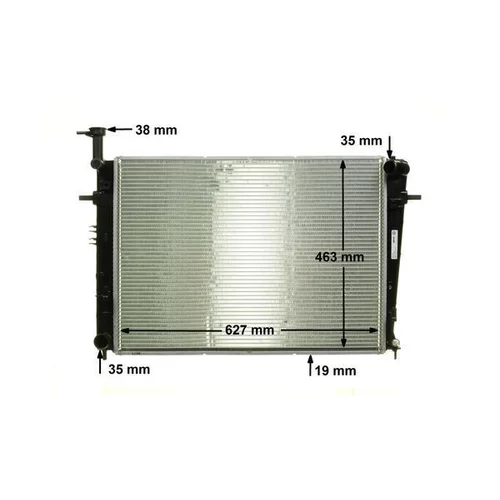 Chladič motora CR 1862 000P /MAHLE/ - obr. 9