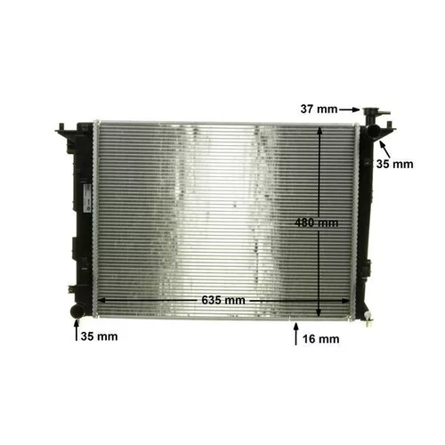 Chladič motora CR 1891 000S /MAHLE/ - obr. 9