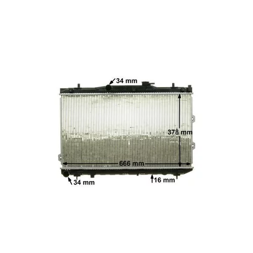 Chladič motora CR 1897 000S /MAHLE/ - obr. 15