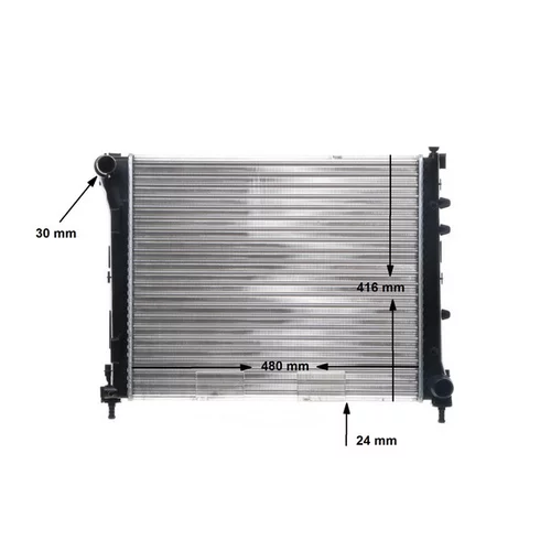 Chladič motora CR 2000 000S /MAHLE/ - obr. 11