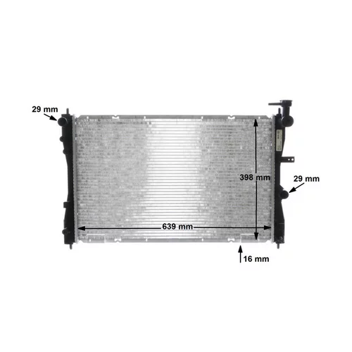 Chladič motora CR 858 000S /MAHLE/ - obr. 17