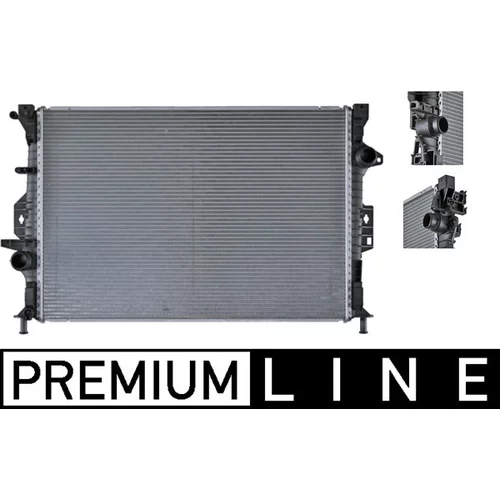 Chladič motora MAHLE CR 907 000P