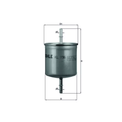 Palivový filter KL 196 /MAHLE/ - obr. 2