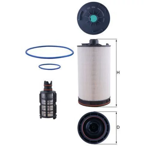 Palivový filter MAHLE KX 654KIT