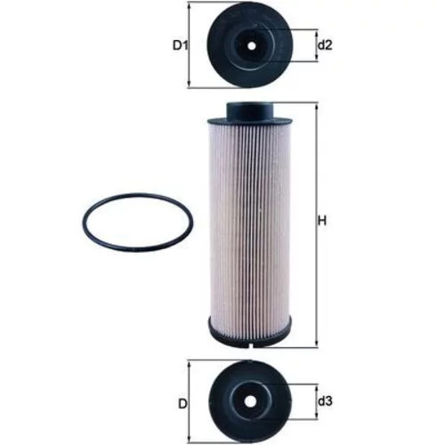 Palivový filter KX 73/1D /MAHLE/ - obr. 2