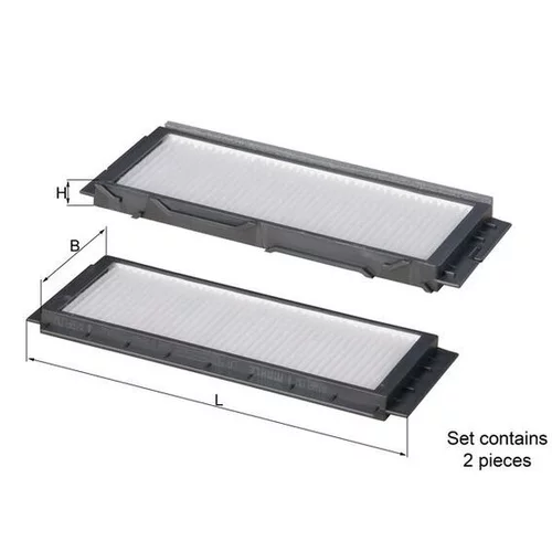 Filter vnútorného priestoru LA 501/S /MAHLE/ - obr. 2