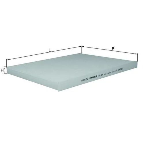 Filter vnútorného priestoru LA 64 /MAHLE/ - obr. 2