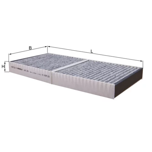 Filter vnútorného priestoru LAK 246 /MAHLE/ - obr. 2