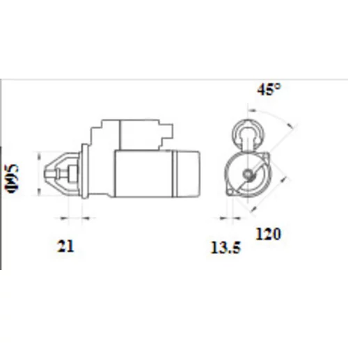Štartér MS 1213 /MAHLE/ - obr. 1