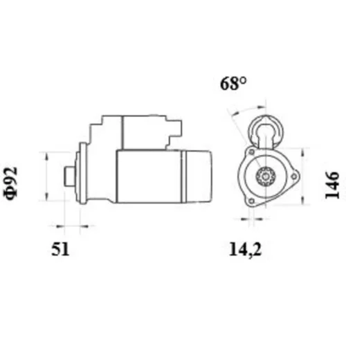Štartér MS 976 /MAHLE/ - obr. 1