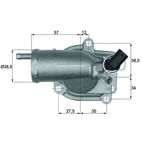 Termostat chladenia MAHLE TH 9 87