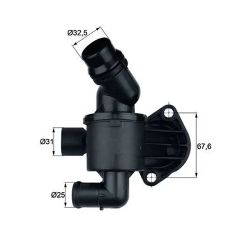 Termostat chladenia TI 34 87 /MAHLE/ - obr. 2