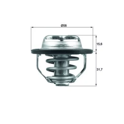Termostat chladenia TX 122 82 /MAHLE/ - obr. 2
