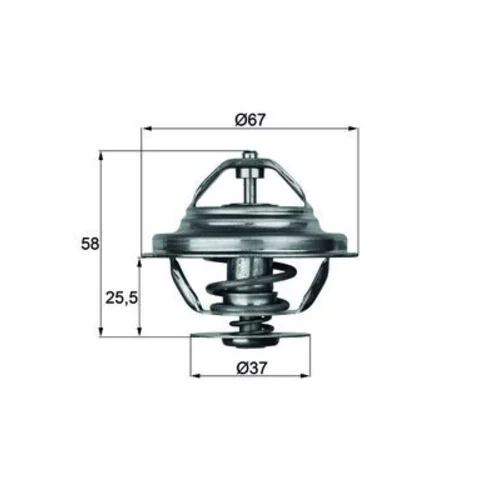 Termostat chladenia TX 20 71D /MAHLE/ - obr. 2