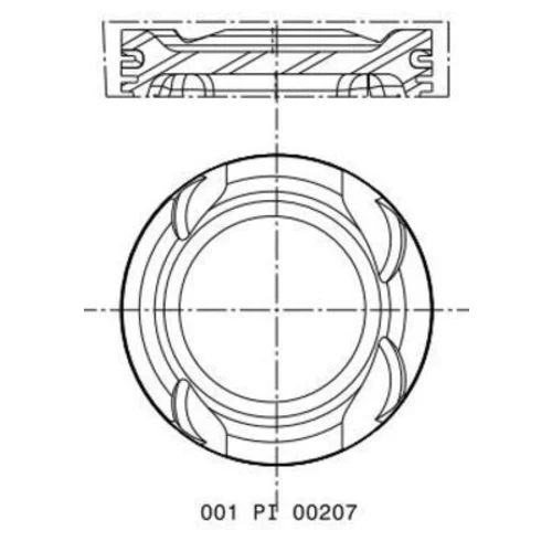 Piest MAHLE 001 PI 00207 000
