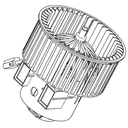 Vnútorný ventilátor AB 116 000P /MAHLE/ - obr. 1