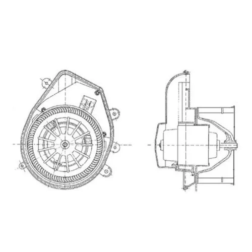Vnútorný ventilátor AB 54 000P /MAHLE/ - obr. 2
