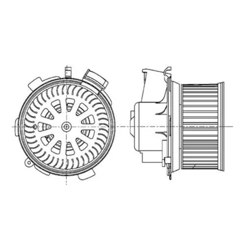 Vnútorný ventilátor AB 66 000P /MAHLE/ - obr. 1