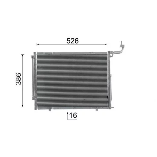 Kondenzátor klimatizácie AC 1068 000S /MAHLE/ - obr. 9