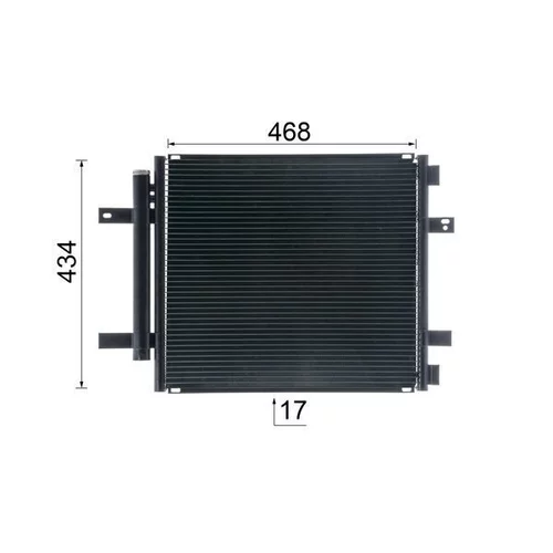 Kondenzátor klimatizácie AC 362 000S /MAHLE/ - obr. 11
