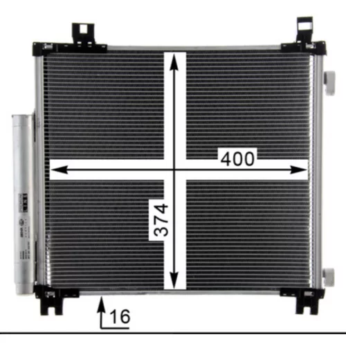 Kondenzátor klimatizácie AC 825 000P /MAHLE/ - obr. 10