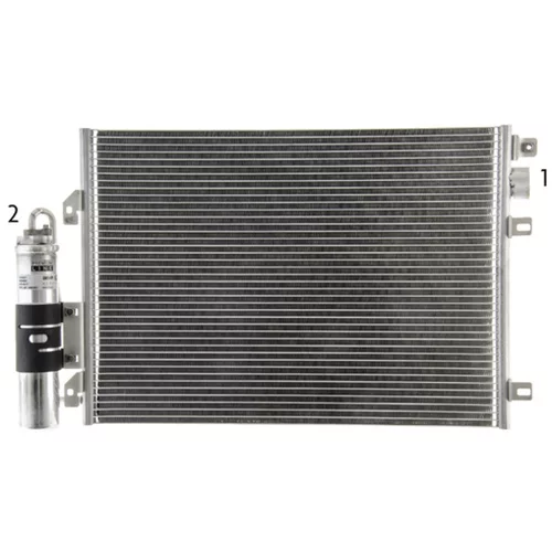 Kondenzátor klimatizácie AC 860 000P /MAHLE/ - obr. 1
