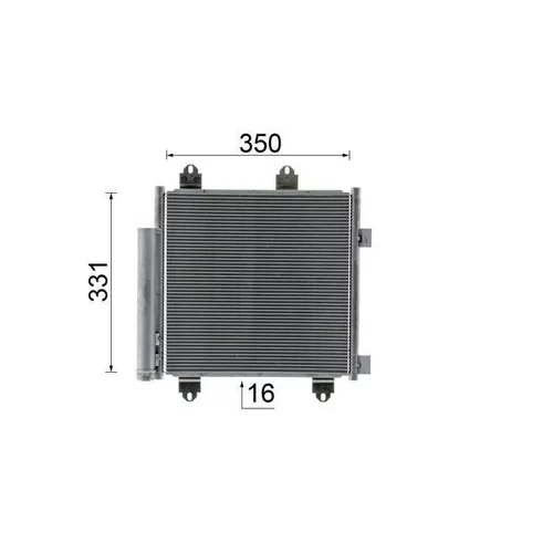Kondenzátor klimatizácie AC 899 000S /MAHLE/ - obr. 9
