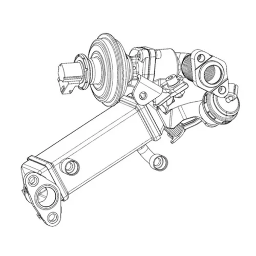 Chladič pre recirkuláciu plynov CE 7 000P /MAHLE/ - obr. 1