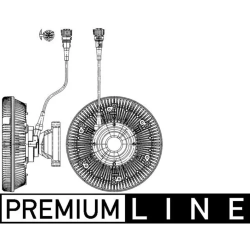 Spojka ventilátora chladenia MAHLE CFC 227 000P