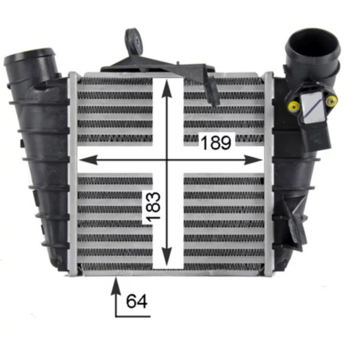 Chladič plniaceho vzduchu CI 298 000P /MAHLE/ - obr. 6