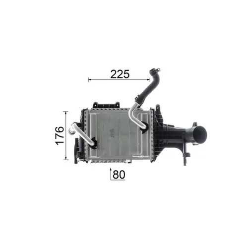 Chladič plniaceho vzduchu CI 665 000P /MAHLE/ - obr. 11