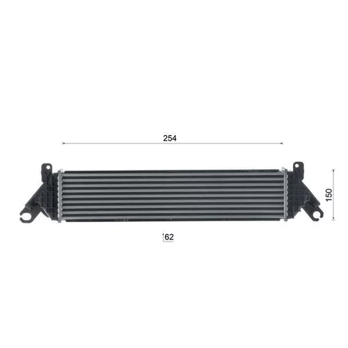 Chladič plniaceho vzduchu CI 688 000S /MAHLE/ - obr. 9