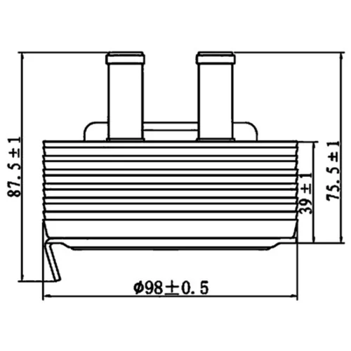 Chladič motorového oleja MAHLE CLC 197 000S