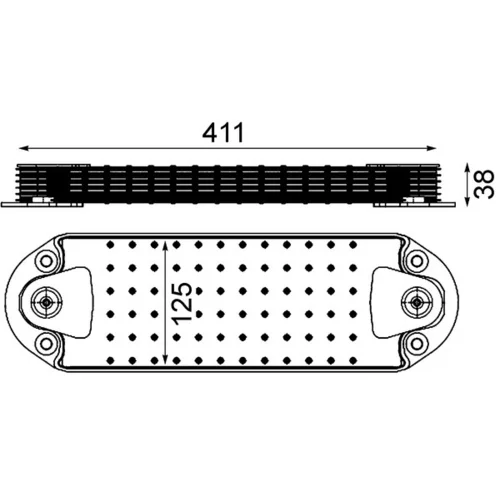 Chladič motorového oleja CLC 216 000P /MAHLE/ - obr. 1