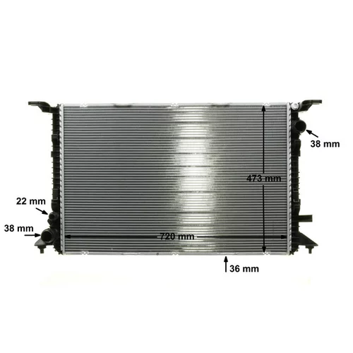 Chladič motora CR 1023 000P /MAHLE/ - obr. 8