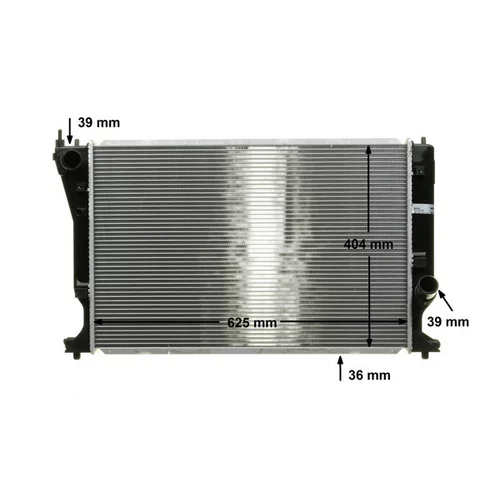 Chladič motora CR 1080 000S /MAHLE/ - obr. 9