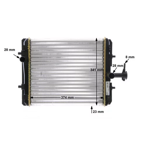 Chladič motora CR 1114 000S /MAHLE/ - obr. 10