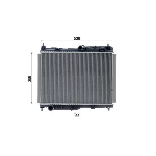 Chladič motora CR 1139 000S /MAHLE/ - obr. 9