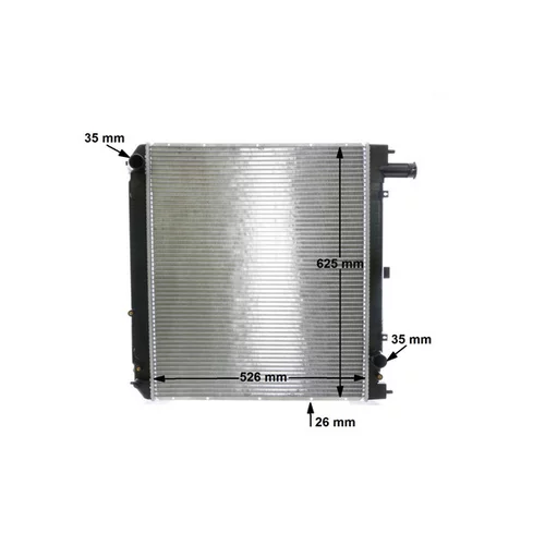 Chladič motora CR 126 000S /MAHLE/ - obr. 11