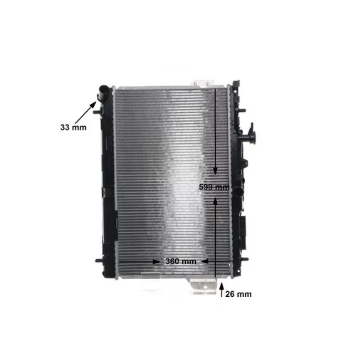 Chladič motora CR 1293 001S /MAHLE/ - obr. 16
