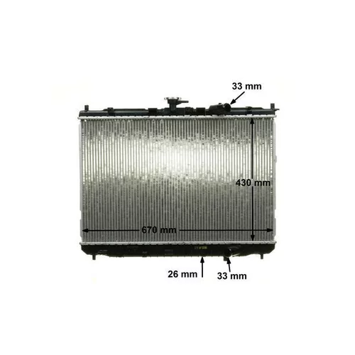 Chladič motora CR 1328 000P /MAHLE/ - obr. 14