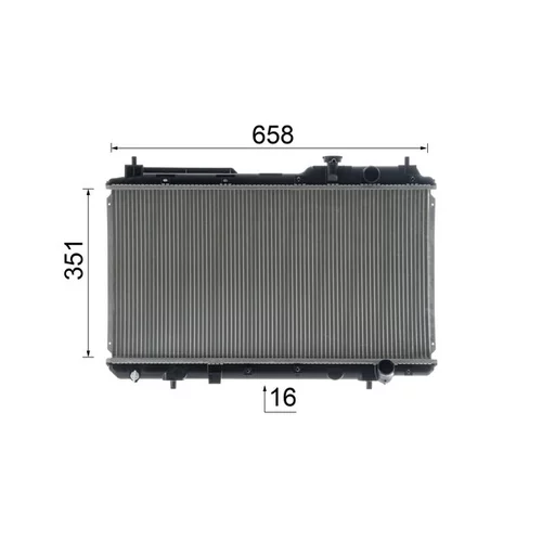 Chladič motora CR 1457 000S /MAHLE/ - obr. 16