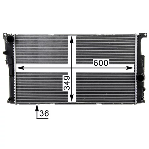 Chladič motora CR 1725 000P /MAHLE/ - obr. 12