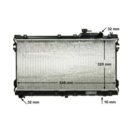 Chladič motora CR 185 000S /MAHLE/ - obr. 9