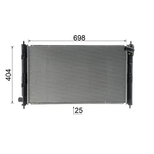 Chladič motora CR 1902 000S /MAHLE/ - obr. 9
