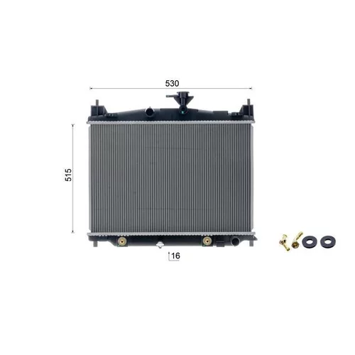 Chladič motora CR 2267 000S /MAHLE/ - obr. 19