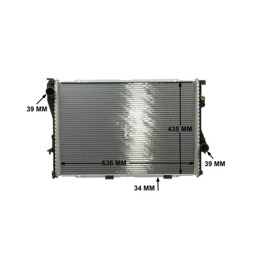 Chladič motora CR 242 000P /MAHLE/ - obr. 10