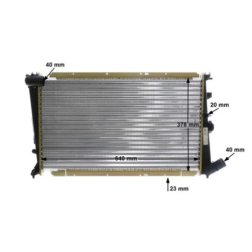 Chladič motora CR 586 000S /MAHLE/ - obr. 12