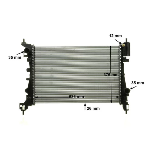 Chladič motora CR 773 000P /MAHLE/ - obr. 11